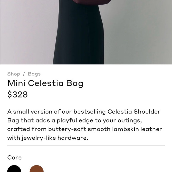 Cuyana Mini Celestia Plum Bag - Picture 6 of 11